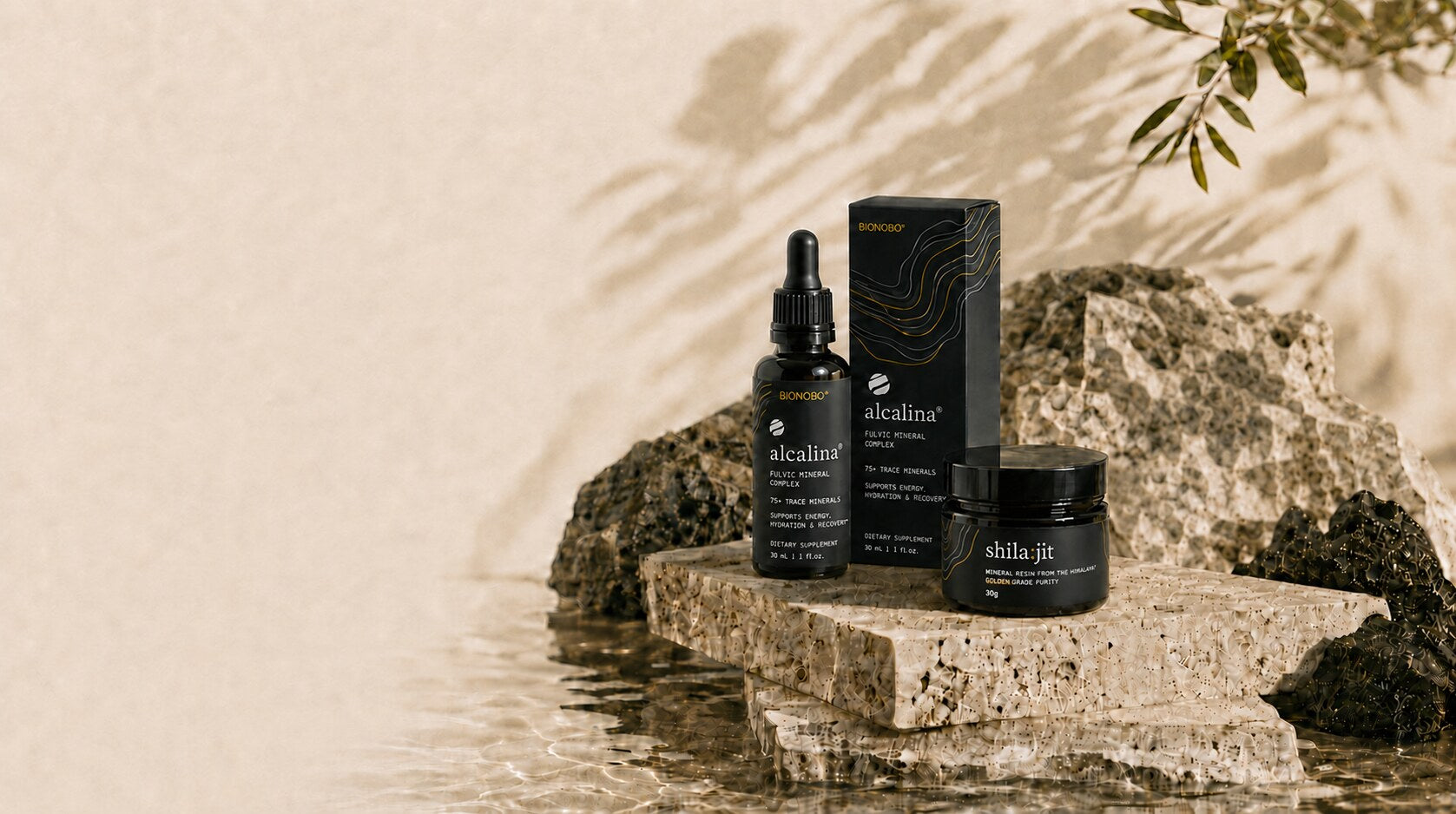 Mineral-rich landscape