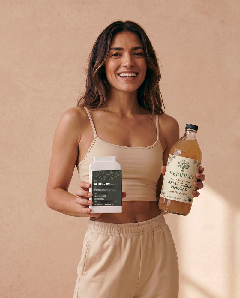 Apple cider vinegar, easy to carry anywhere you go.