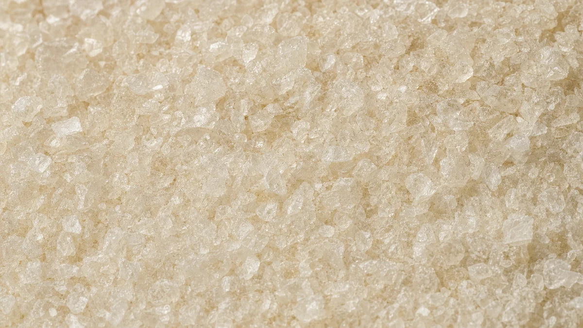 A close macro of betaine hydrochloride