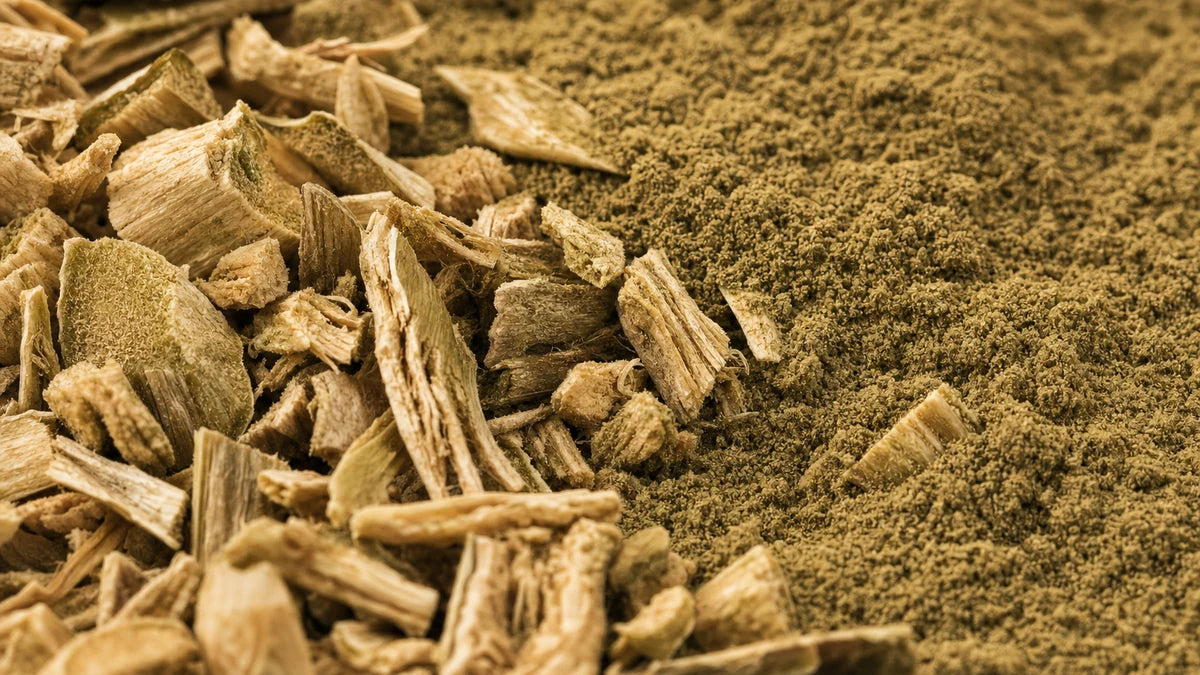 Una macro cercana de hoja de alcachofa